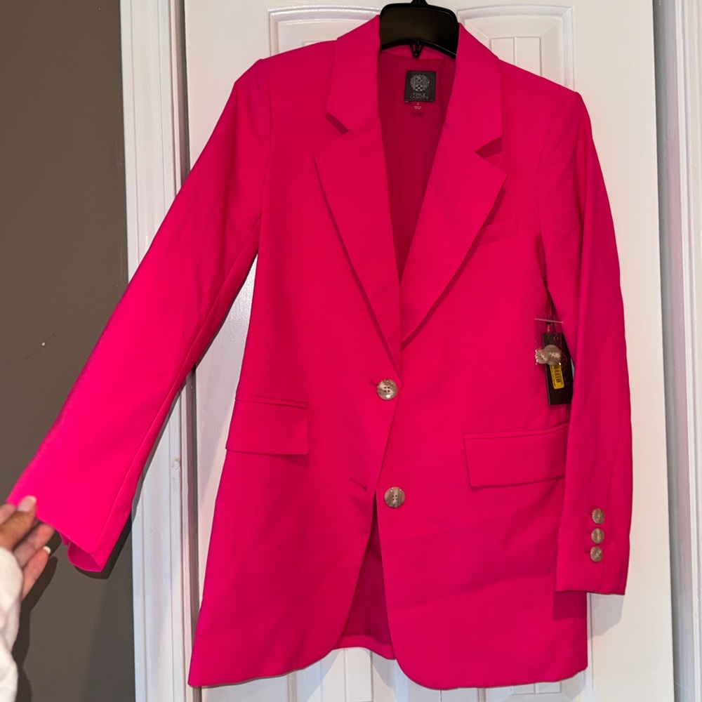 Vince Camuto Fuchsia Blazer & Pants Set - New w Tags